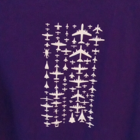 Purple Museum of Aviation T-shirt - Picture 4 of 8